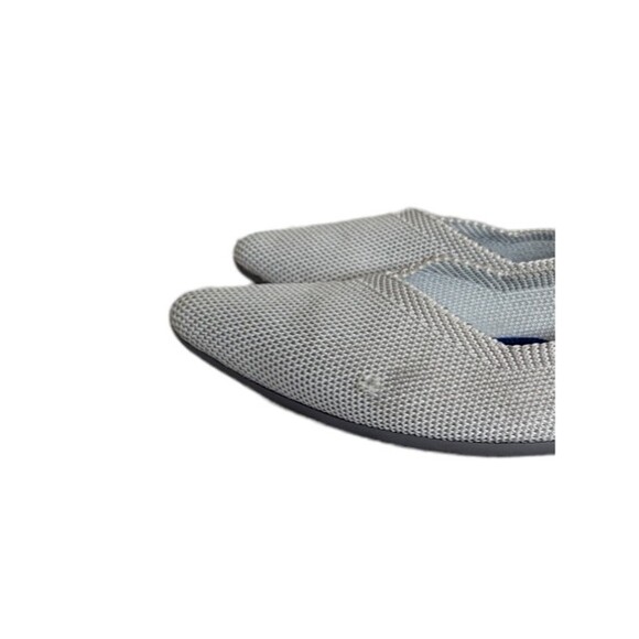 Rothy’s Flax Birdseye Light Grey Pointed Flats Women's Size 8.5W - Picture 11 of 11